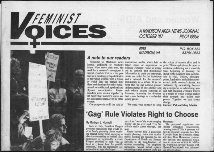 Issue 1, October 1987; cover image only