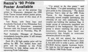 1990 Pride Poster for sale